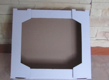 Kartony dla piekarni i ciastkarni z mikrofali jednostronnie białej